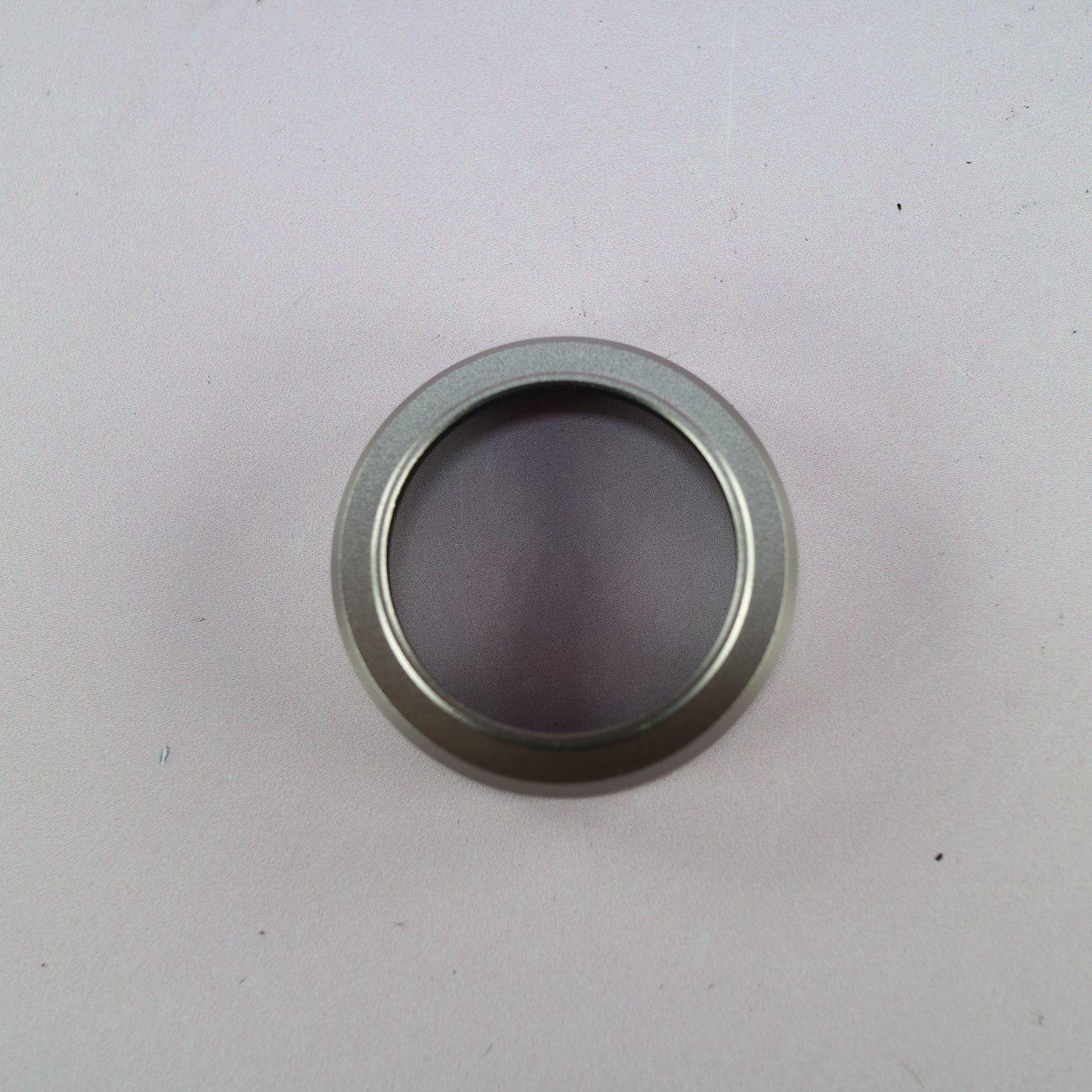 Contax TVS Metal Lens Hood Silver Circular Screw-In