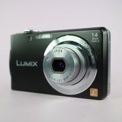 Panasonic Digital Camera Lumix DMC-FS16 14.1MP Black Tested Full Working Set