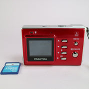 Praktica Digital Camera DCSlim 315 3.1MP Red Tested