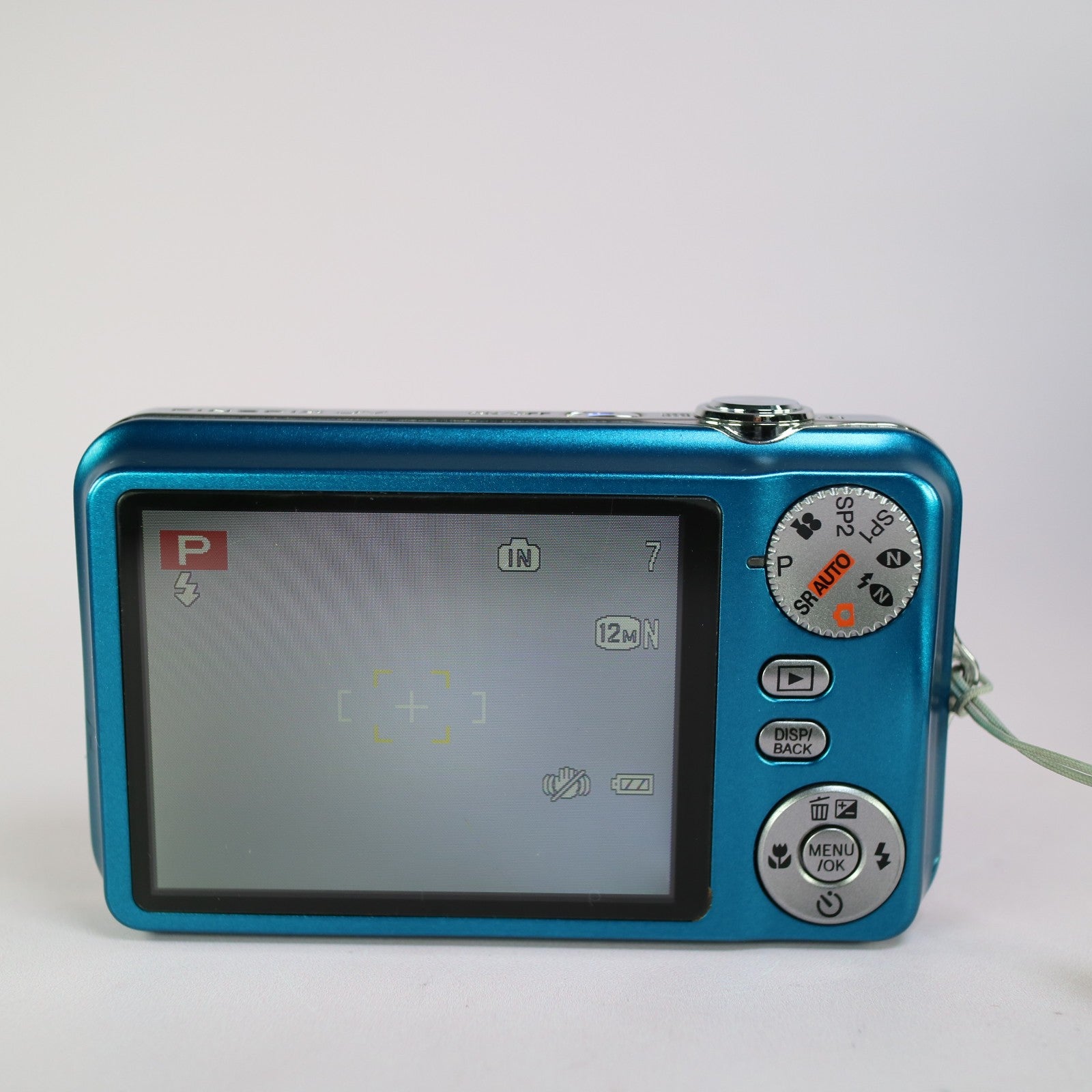 Fujifilm Digital Camera FinePix JV100 12.0MP Blue Tested Full Working Set