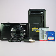 Samsung Digital Camera SL620 12.2MP Black Tested Full Working Set