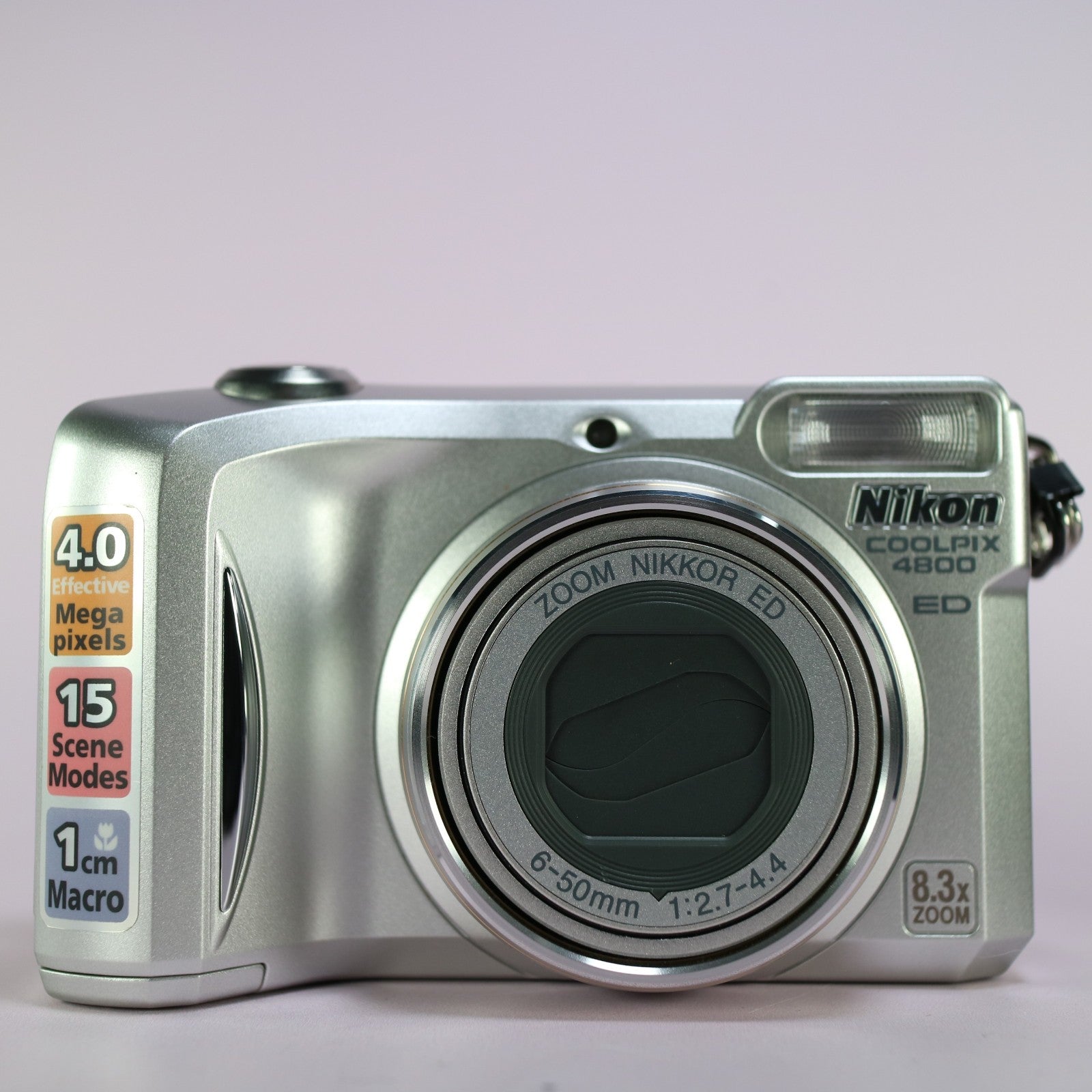 Nikon Digital Camera Coolpix 4800 ED 4.0MP Silver Tested Full Working Set