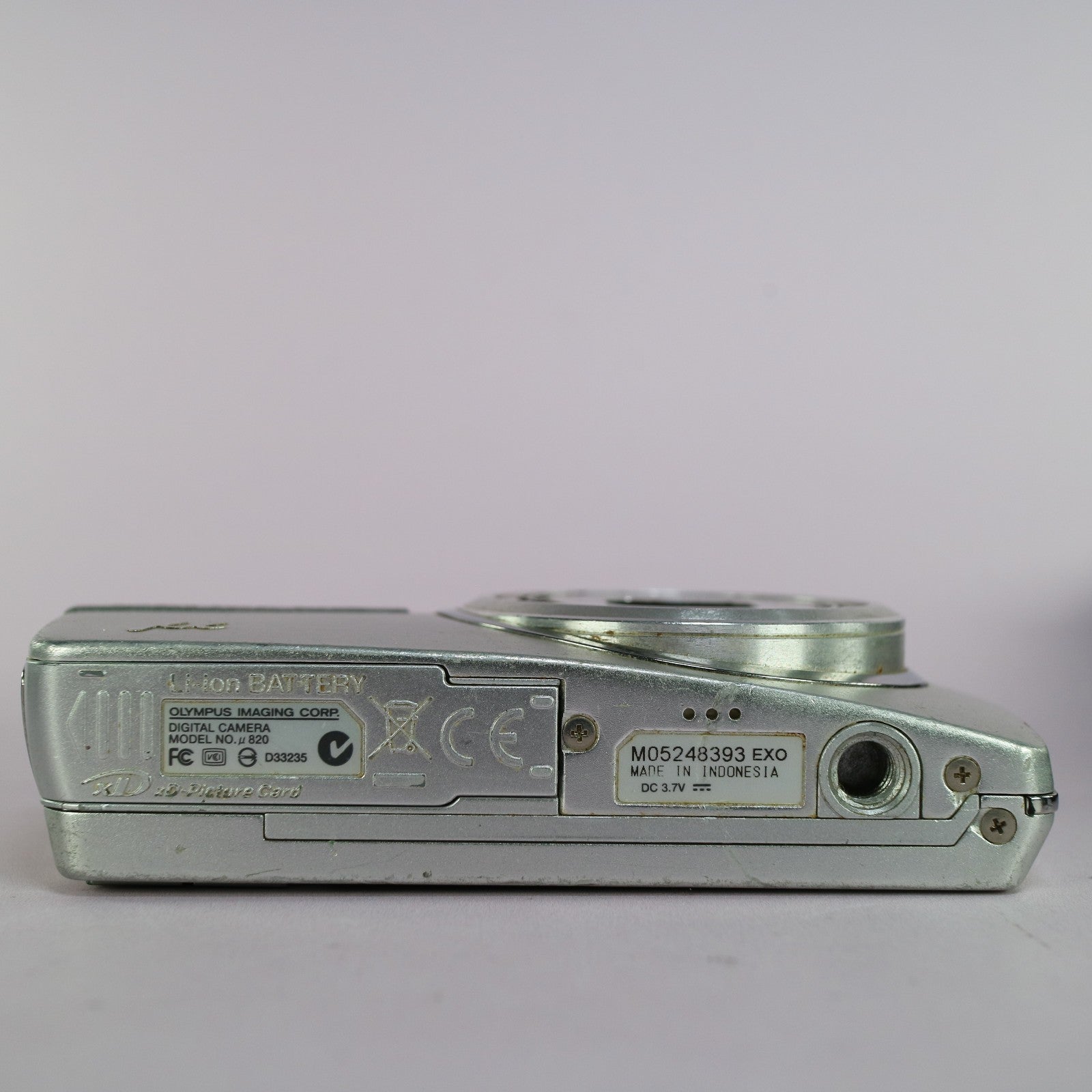 Olympus Digital Camera Mju 820 8.0MP Silver Tested
