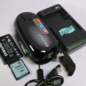 Samsung SMX-C20BP Handheld Camcorder Black Tested Full Working Set