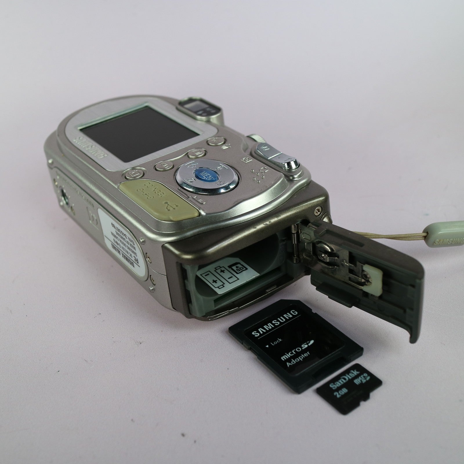 Samsung Digimax A6 6.0MP Compact Digital Camera Silver Tested