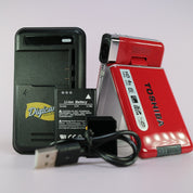 Toshiba Camileo S20 Compact HD Video Camcorder Red Tested Full Working Set