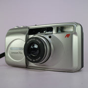 Olympus Superzoom 70G 35mm Film Point and Shoot Camera Silver Tested