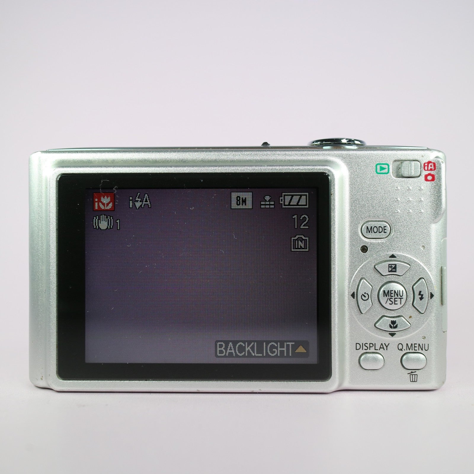 Panasonic Digital Camera Lumix DMC-FS3 8.1MP Silver Tested Full Working Set