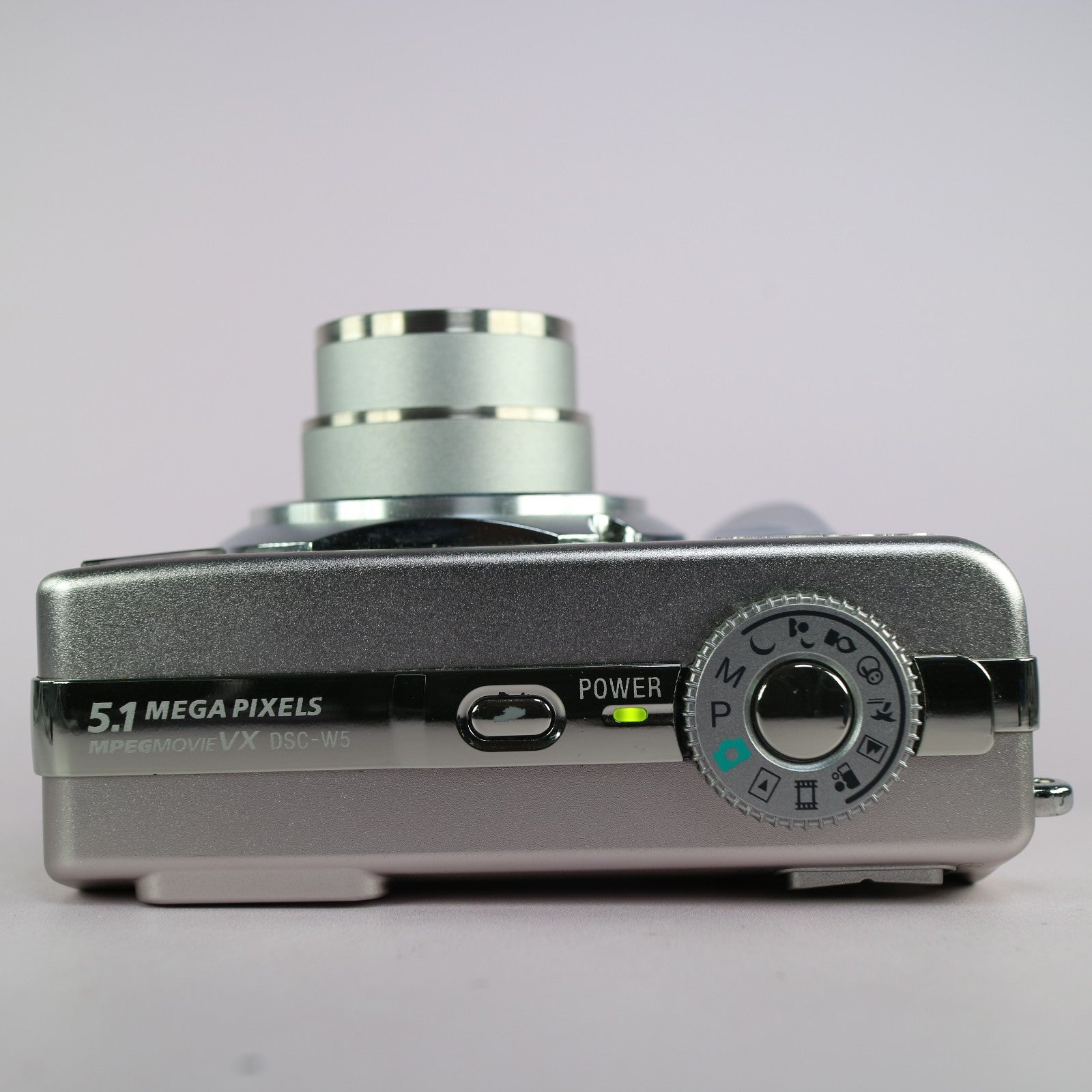 Sony Digital Camera Cybershot DSC-W5 5.1MP Silver Tested