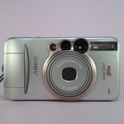 Canon Sure Shot 80u 35mm Film Point and Shoot Camera Silver Tested