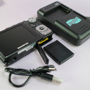 Olympus Digital Camera FE-330 8.0MP Black Tested Full Set