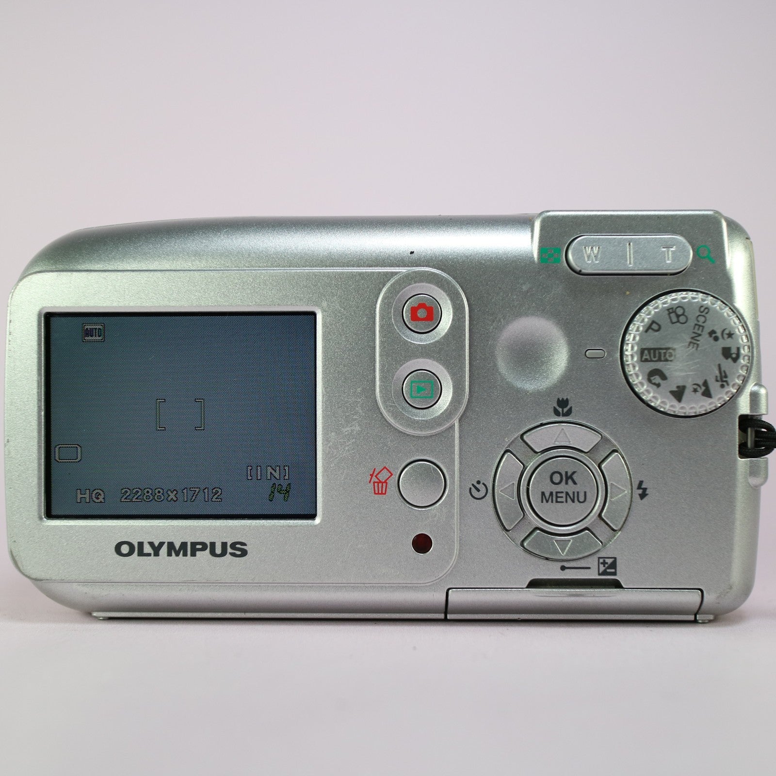 Olympus Digital Camera Camedia C-480 Zoom 4.0MP Silver Tested