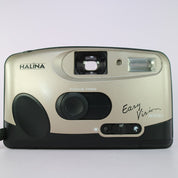 Halina Easy Vision Motor S 35mm Film Point and Shoot Camera Silver Tested
