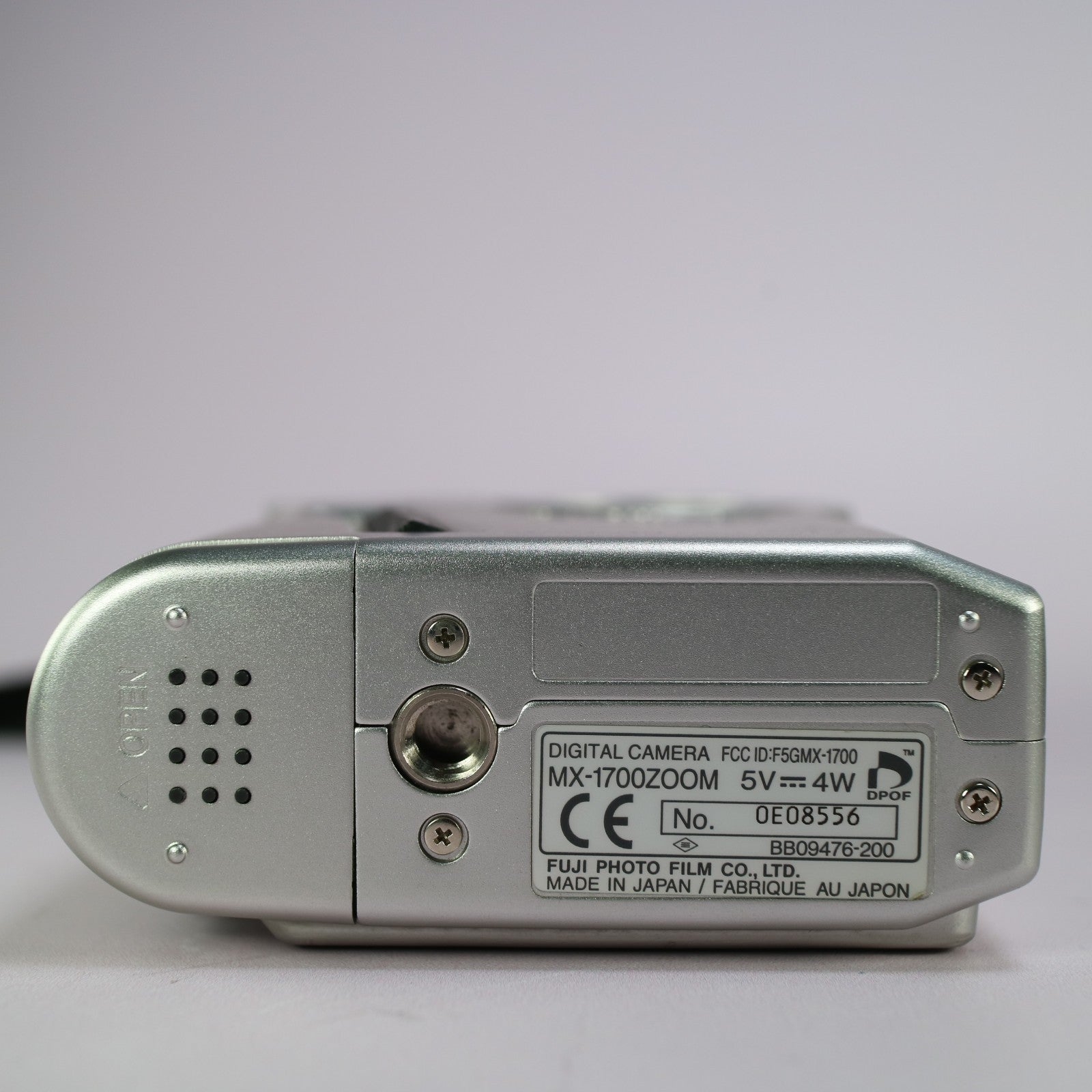 Fujifilm MX-1700 1.5MP Compact Digital Camera Silver Tested