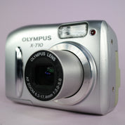Olympus X-710 5.0MP Compact Digital Camera Silver Tested With xD Card