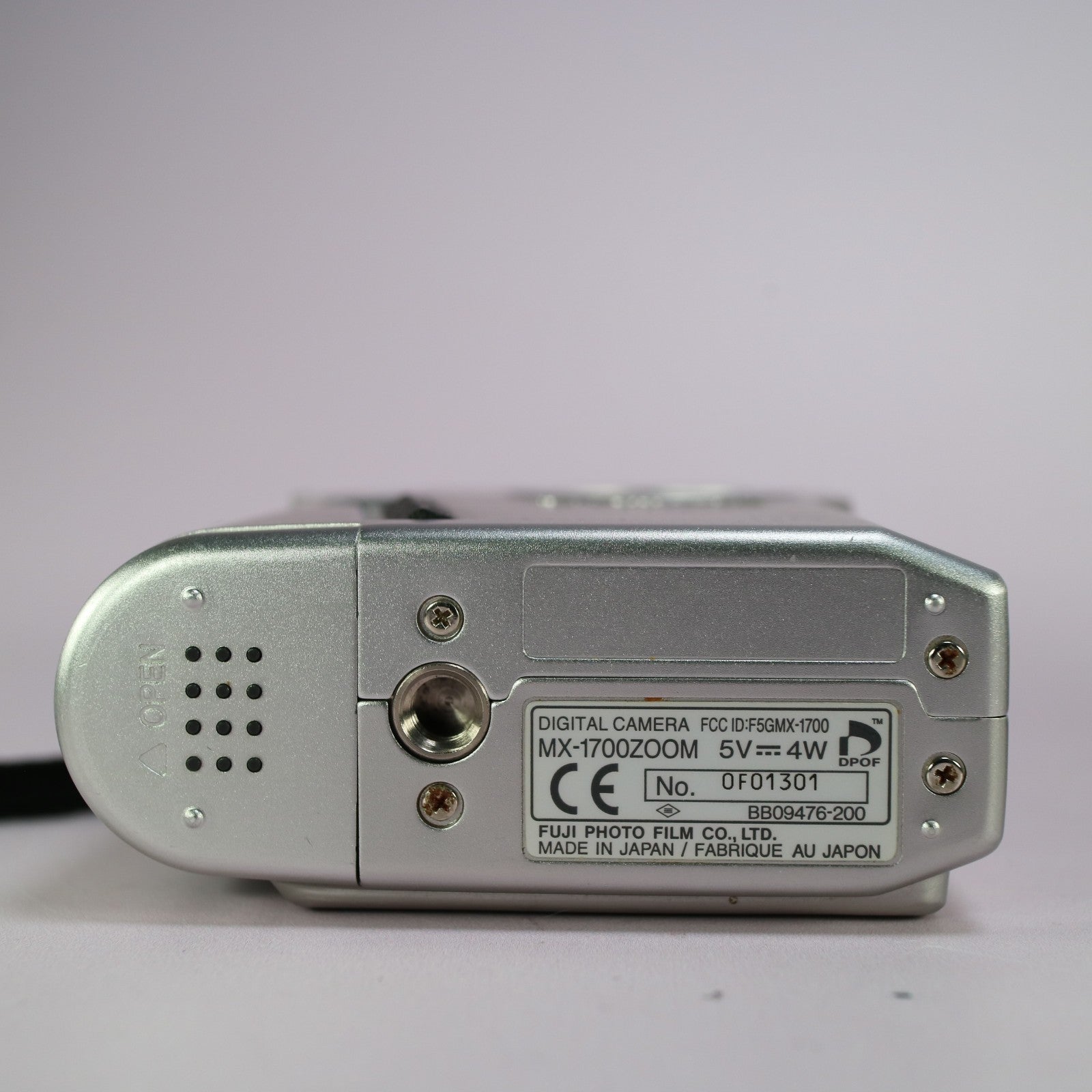 Fujifilm MX-1700 1.5MP Compact Digital Camera Silver Tested
