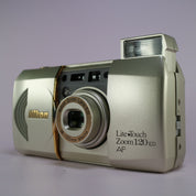 Nikon Lite Touch Zoom 120 ED 35mm Film Point And Shoot Camera Silver Tested
