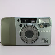 Pentax Espio 115M 35mm Film Point and Shoot Camera Silver Tested
