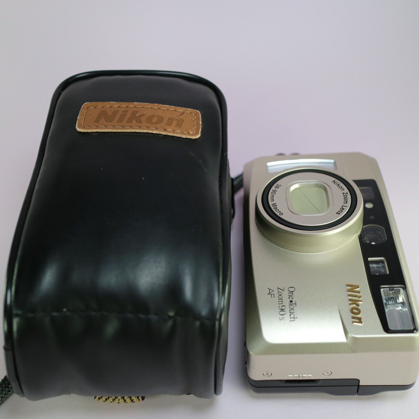 Nikon One Touch Zoom 90S 35mm Film Point And Shoot Camera Silver Tested
