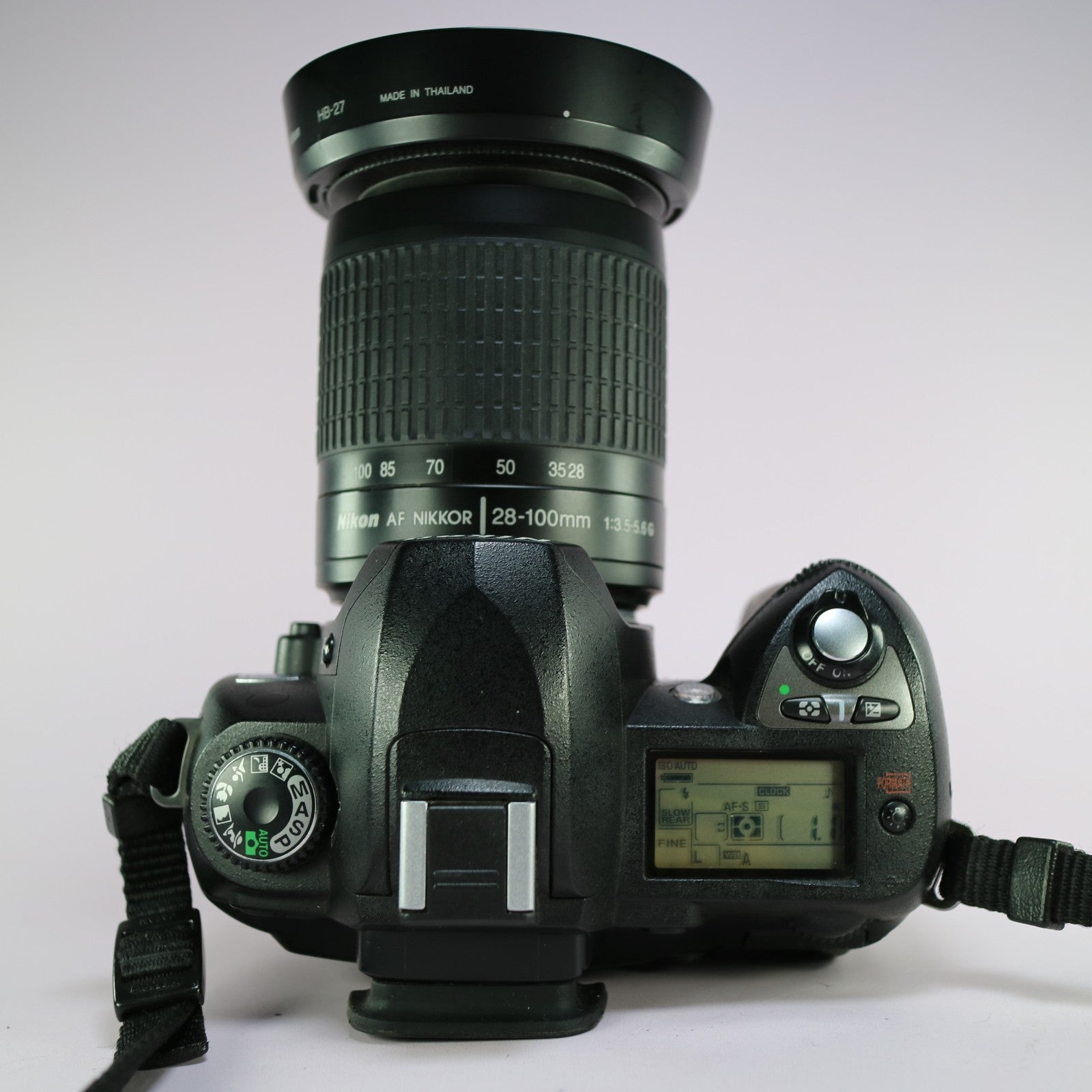 Nikon DSLR D70 6.1MP Black w/ Nikkor 28-100mm f/3.5-5.6 Tested 5817 Actuations