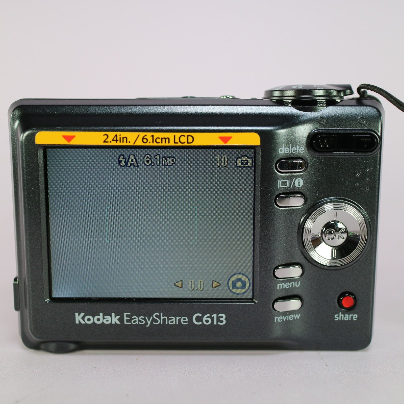 Kodak Digital Camera EasyShare C613 6.0MP Black Tested