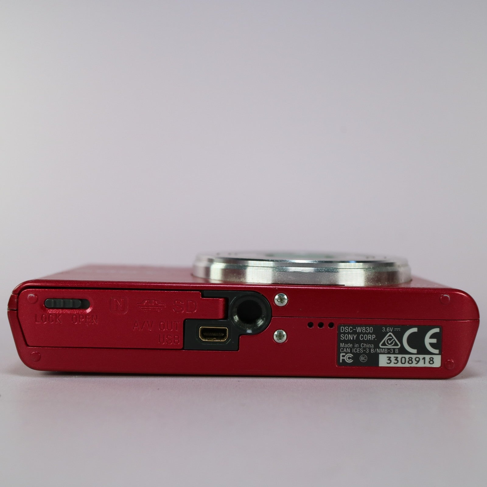 Sony Digital Camera Cybershot DSC-W830 20.1MP Pink Tested Full Working Set
