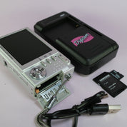 Traveler Digital Camera Slimline X5 5.2MP Silver Tested