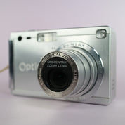 Pentax Digital Camera Optio S4i 4.0MP Silver Tested Full Working Set