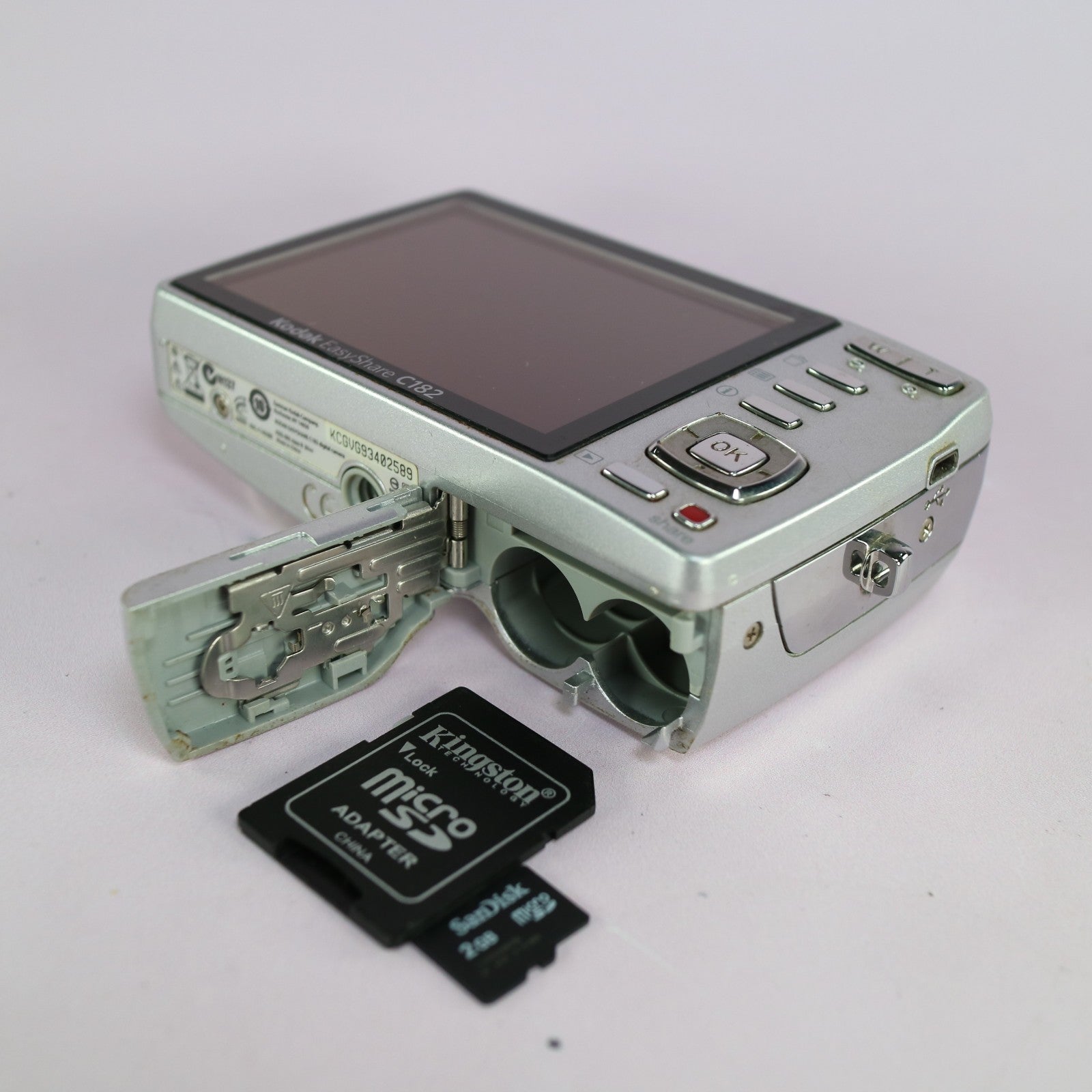 Kodak Digital Camera EasyShare C182 12.0MP Silver Tested