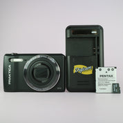 Praktica Luxmedia Z212 20.1MP Digital Camera Black Tested Full Working Set