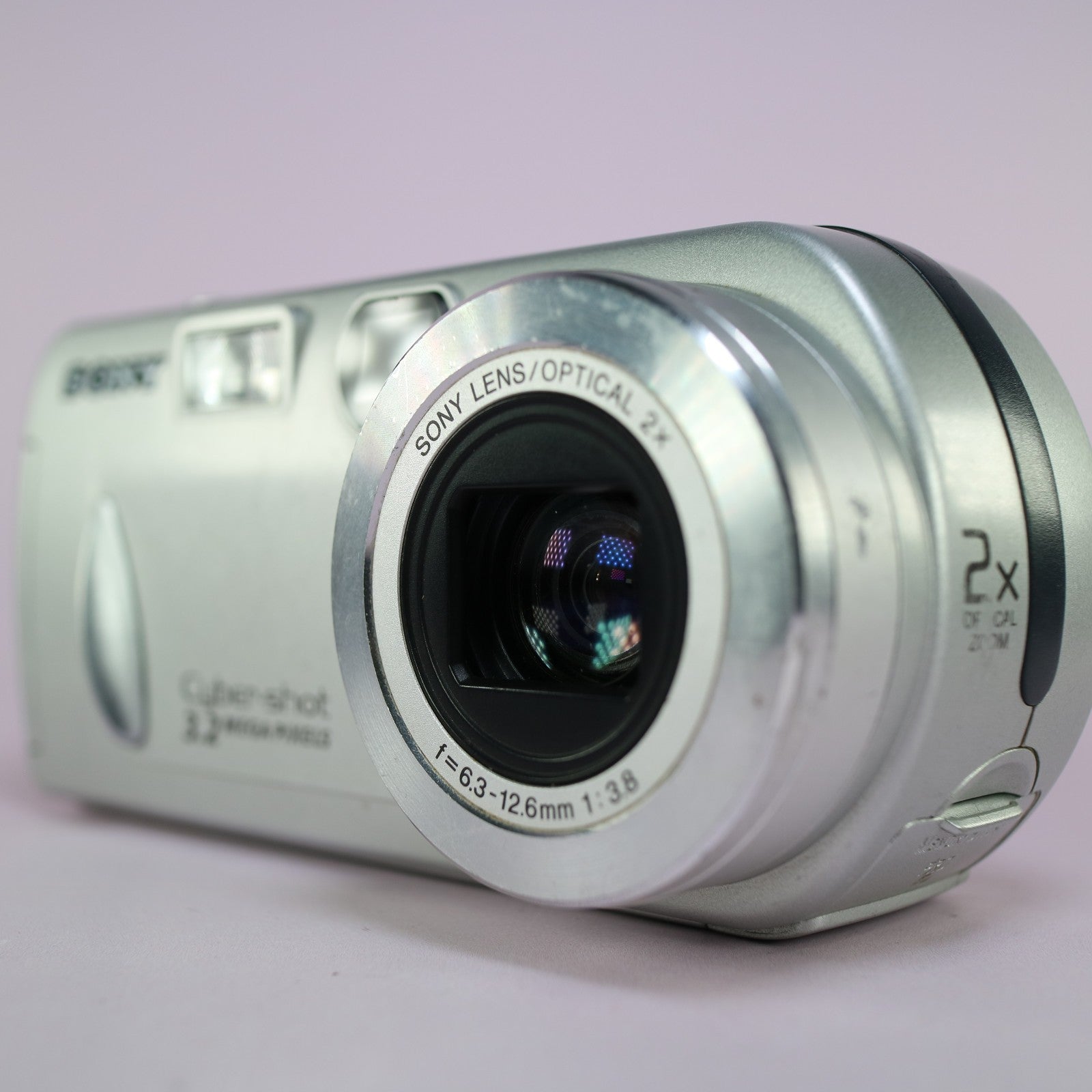 Sony Digital Camera Cybershot DSC-P52 3.2MP Silver Tested
