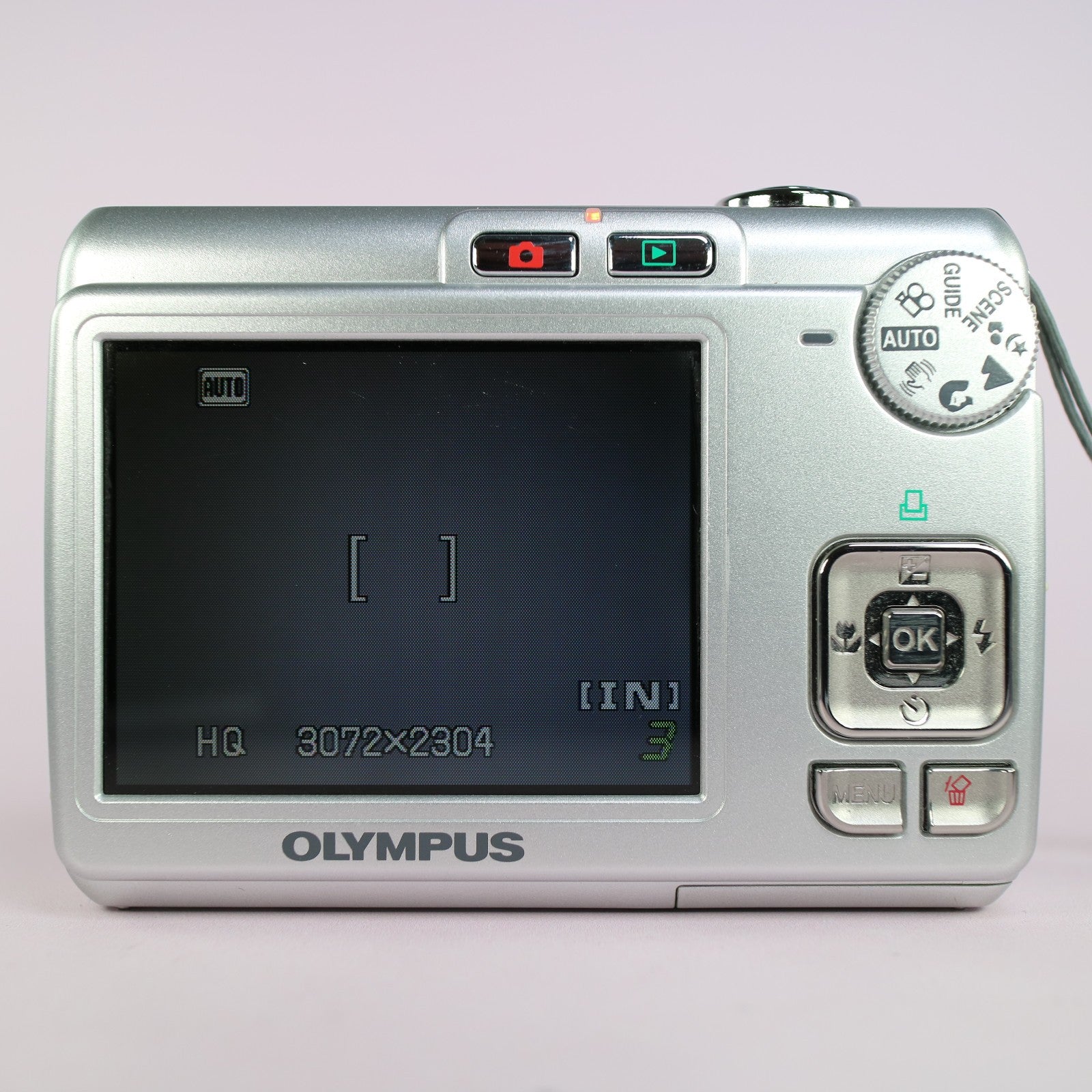 Olympus Digital Camera FE-210 7.1MP Silver Tested