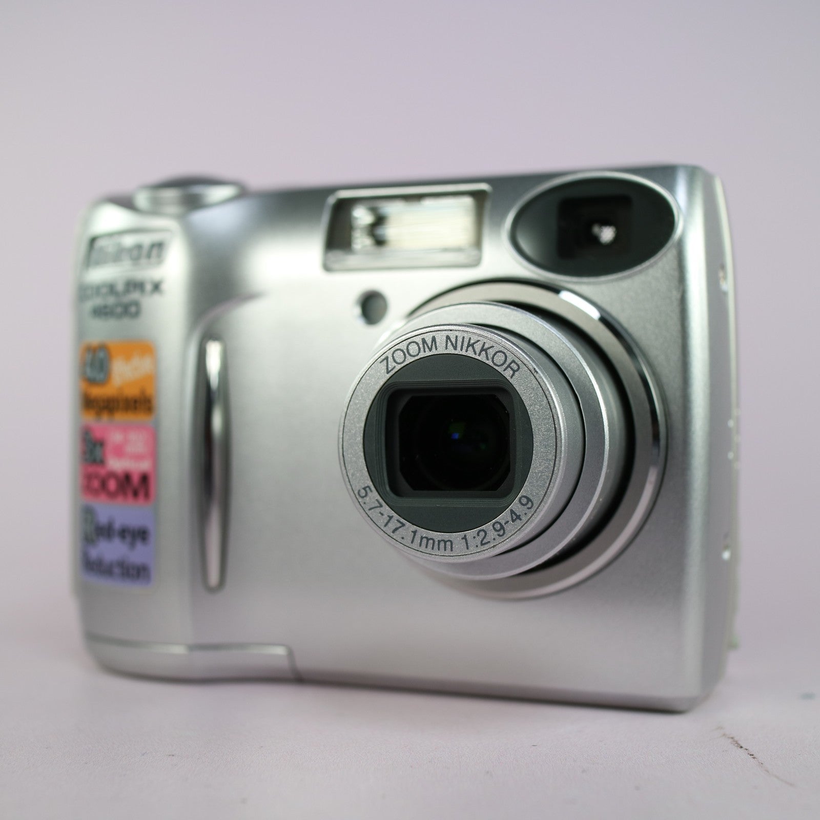 Nikon Digital Camera Coolpix 4600 4.0MP Silver Tested