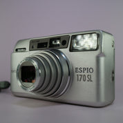 Pentax Espio 170 SL 35mm Film Point and Shoot Camera Silver Tested