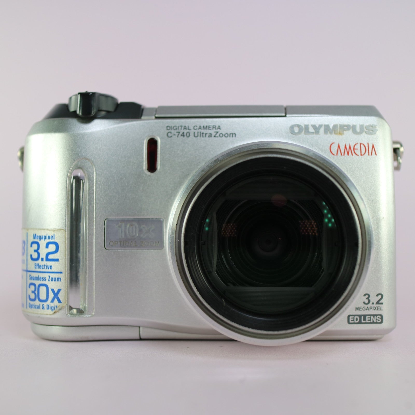 Olympus Digital Camera Camedia C-740 Ultra Zoom 3.2MP Silver Tested