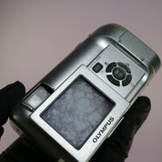 Olympus Digital Camera Camedia C-350 Zoom 3.2MP Silver Tested