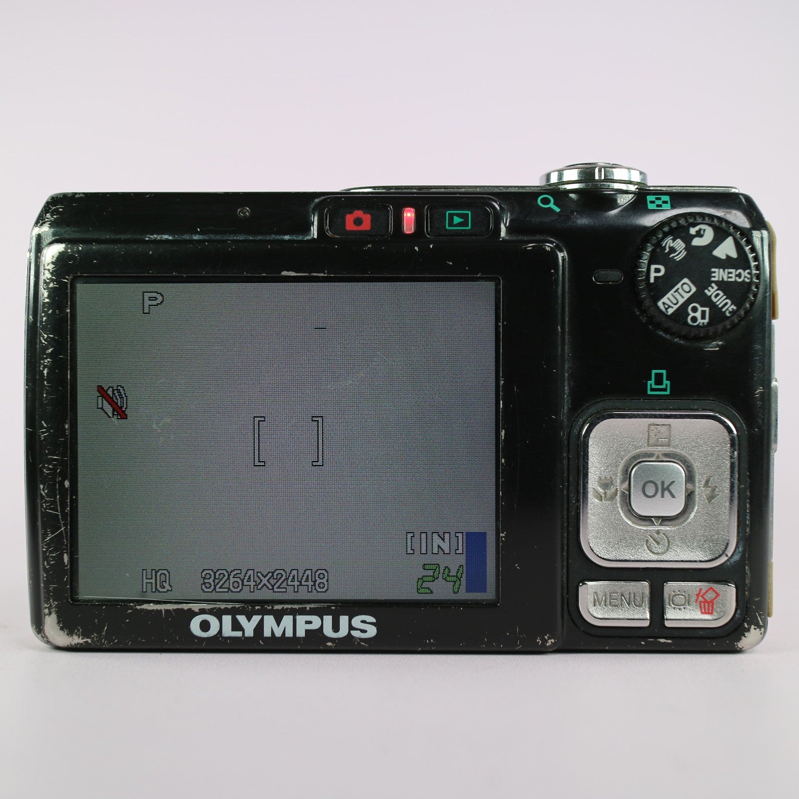Olympus Digital Camera X-820 8.0MP Black Tested Full Set