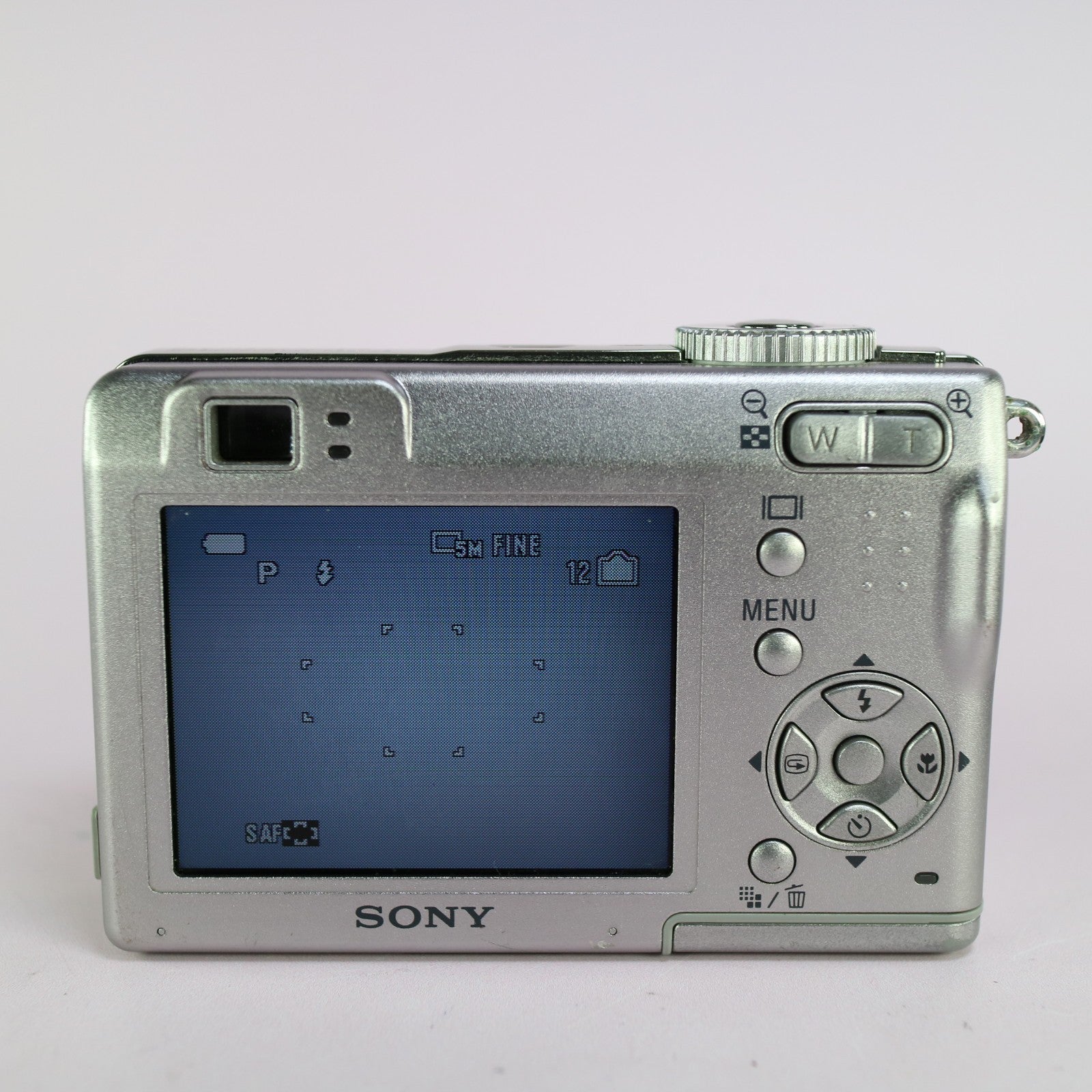 Sony Digital Camera Cybershot DSC-W5 5.1MP Silver Tested
