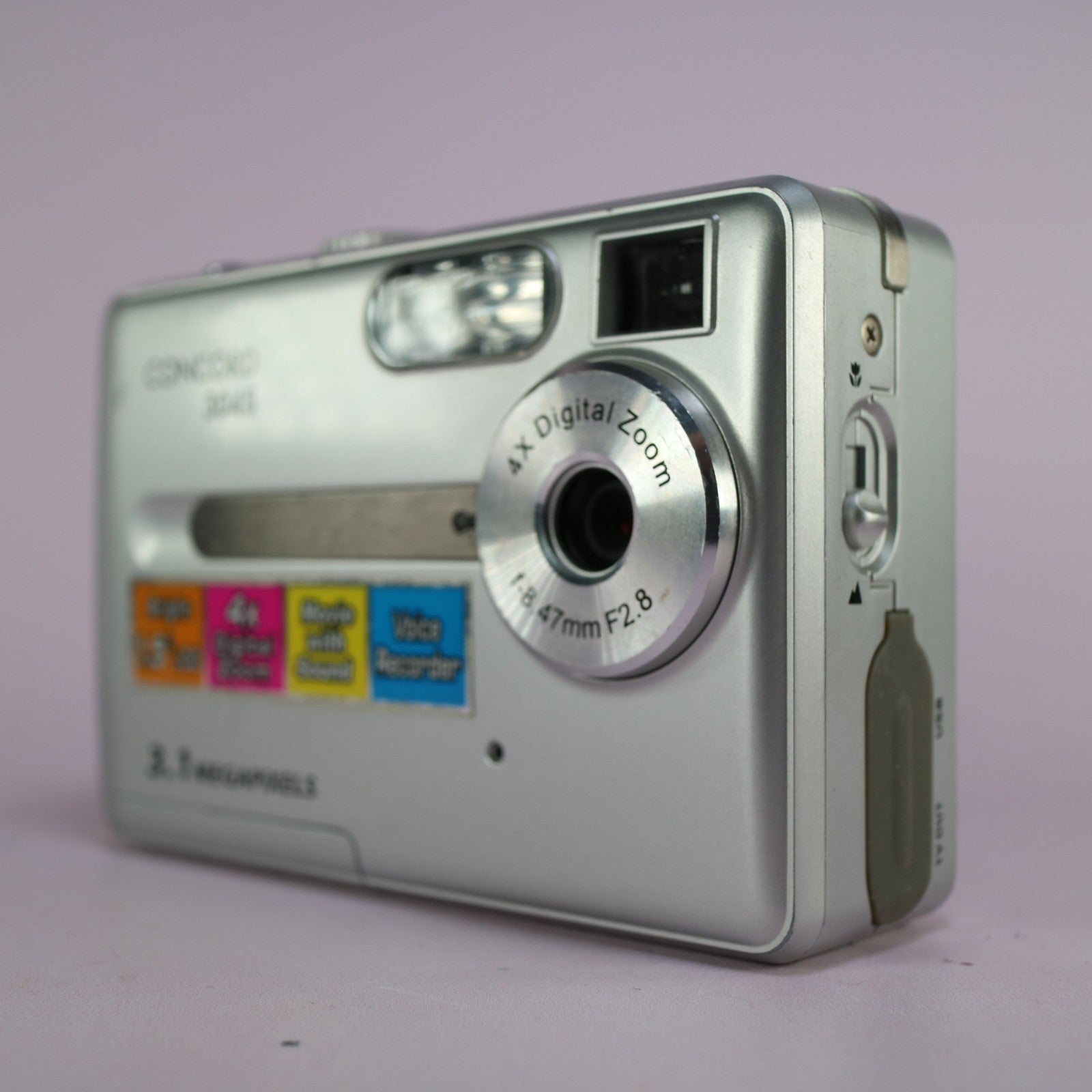 Concord Digital Camera 3045 3.1MP Silver Tested