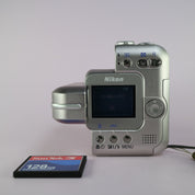 Nikon Coolpix SQ 3.1MP Digital Camera Silver Tested Full Working Set - Mint