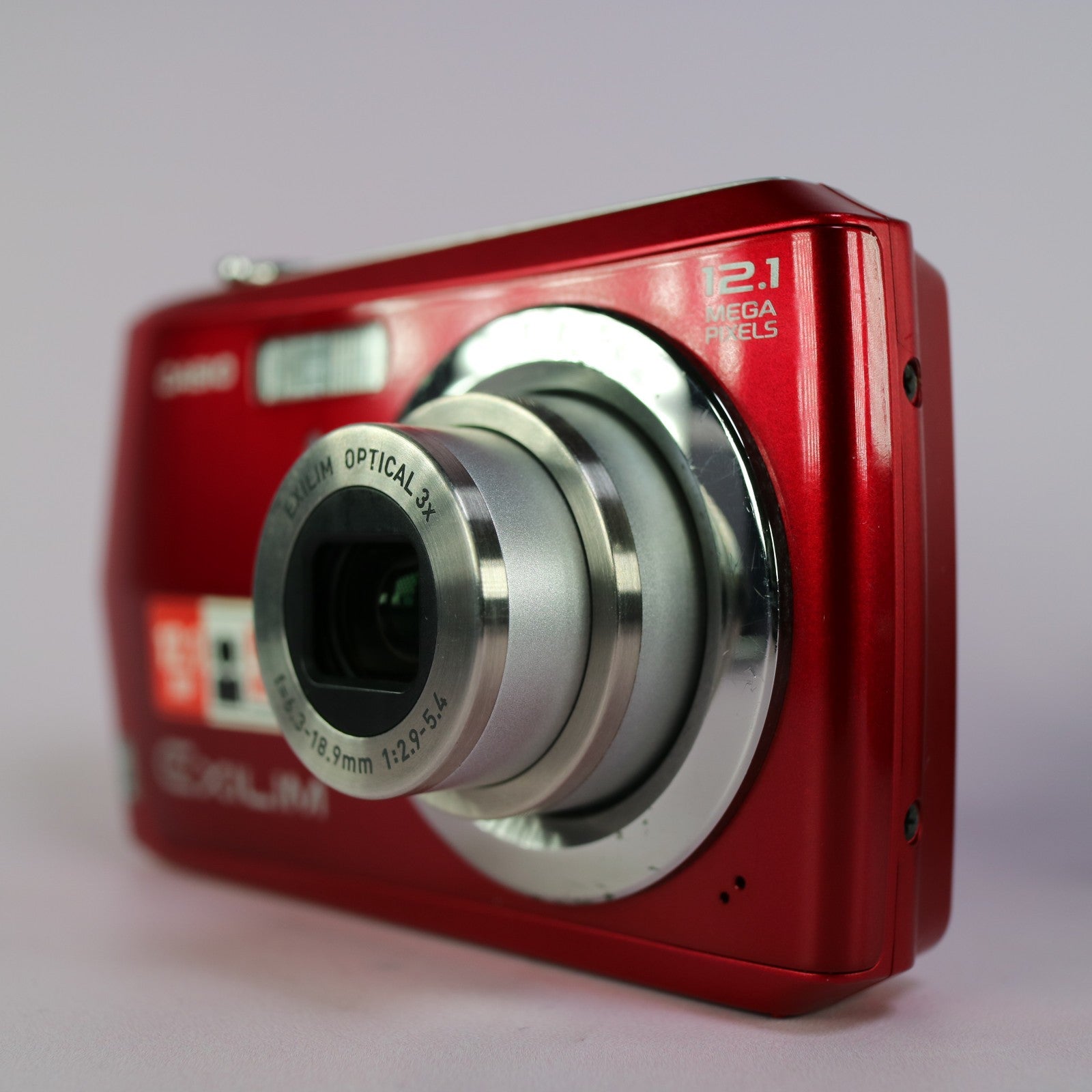 Casio Digital Camera Exilim EX-Z16 12.1MP Red Tested Full Working Set