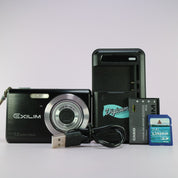 Casio Digital Camera Exilim EX-Z70 7.2MP Black Tested With Full Working Set