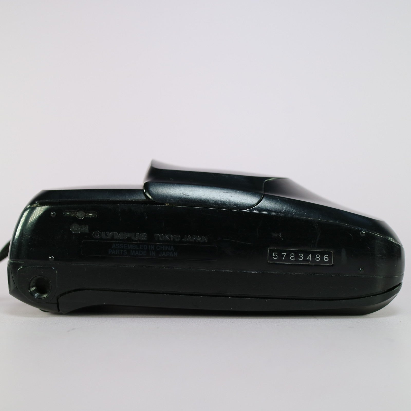 Olympus Mju Zoom 35mm Film Point and Shoot Camera Black Tested