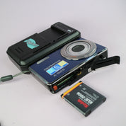 Olympus Digital Camera X-925 12.0MP Blue Tested w/ Battery and Charger