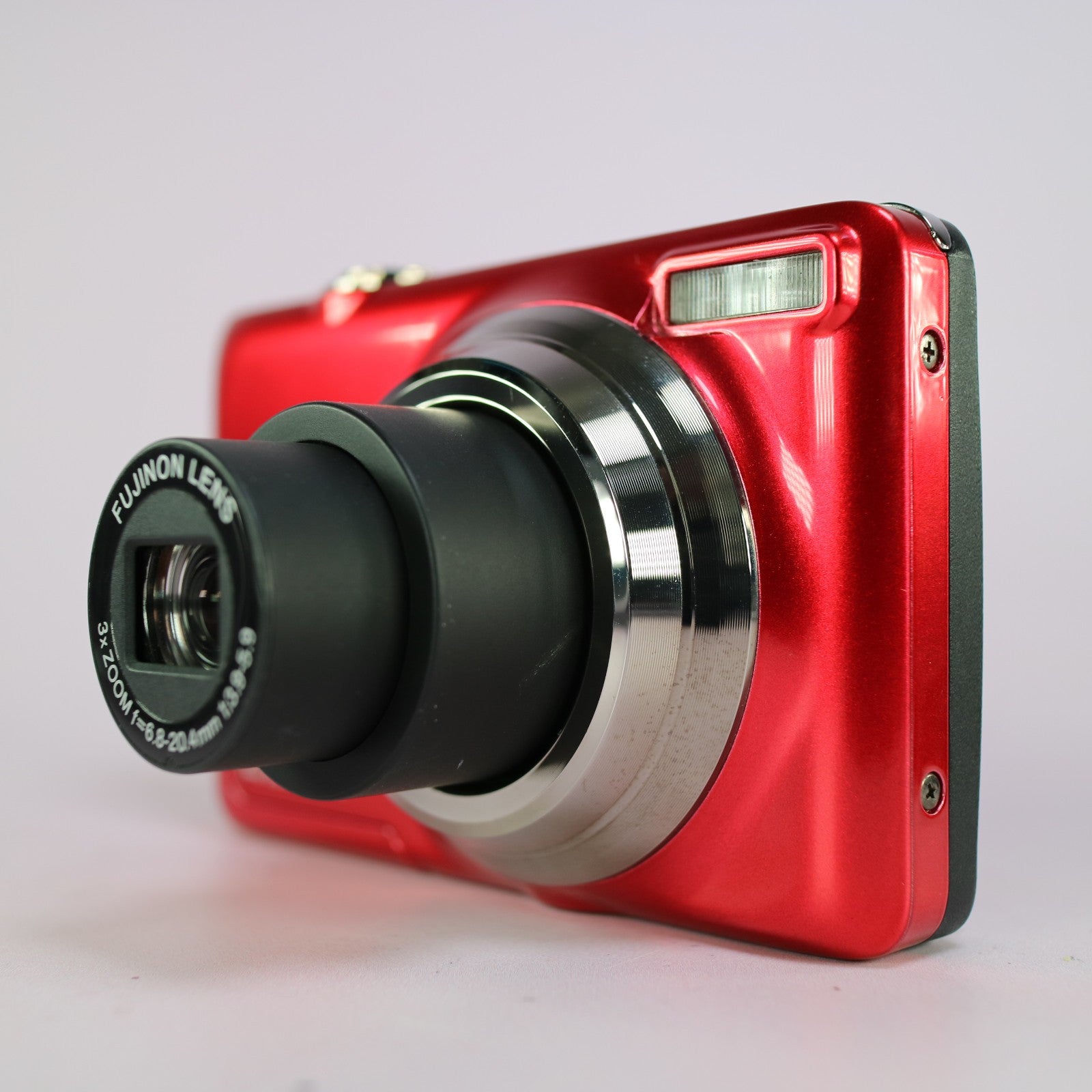 Fujifilm Digital Camera FinePix JV500 14.0MP Red Tested Full Working Set