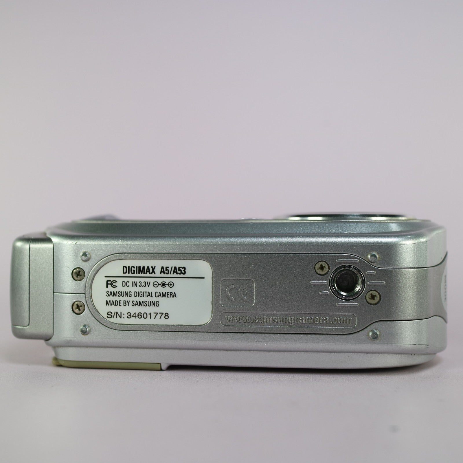 Samsung Digital Camera Digimax A5 5.0MP Silver Tested