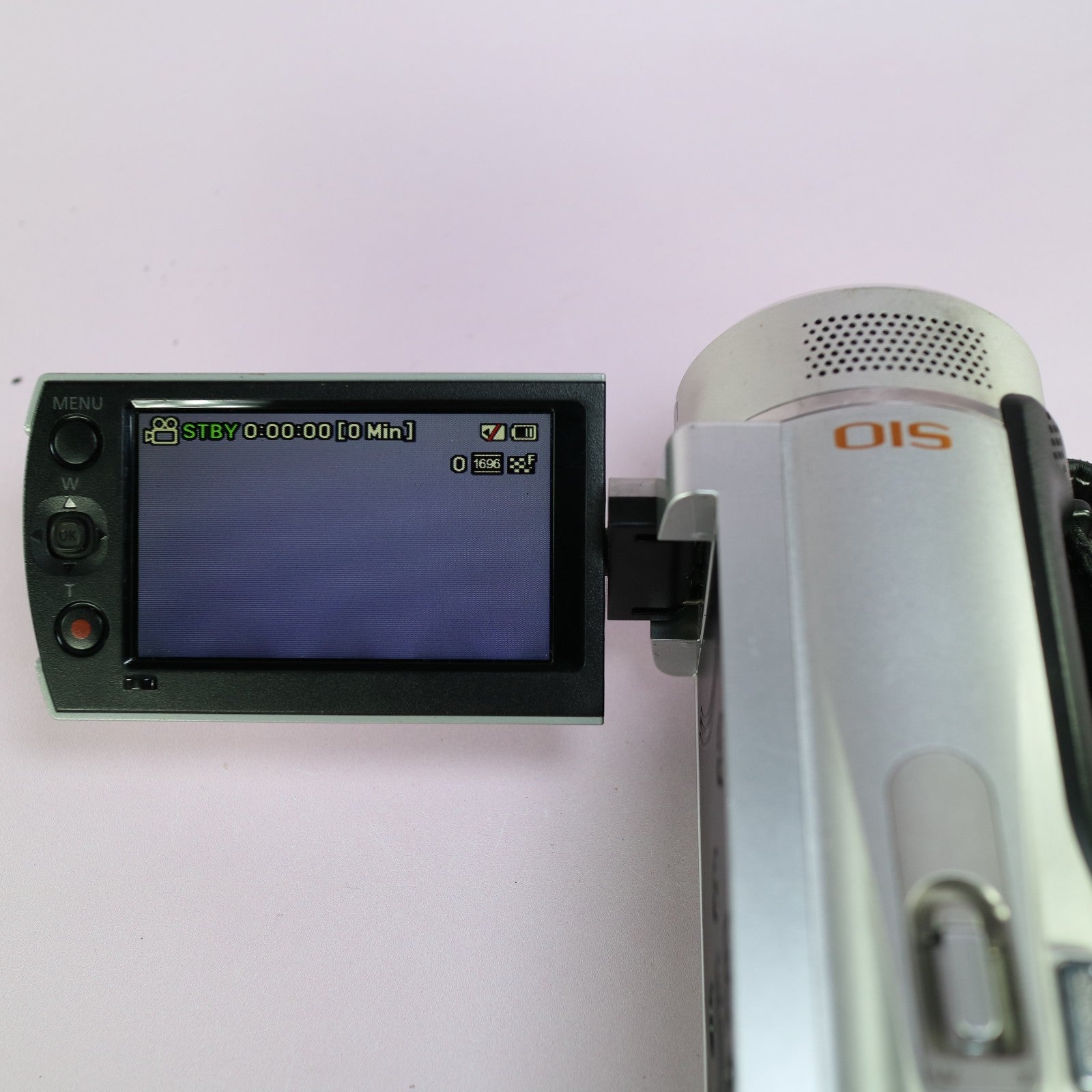Samsung SMX-K40SP Handheld High Definition Camcorder Silver Tested Full Set