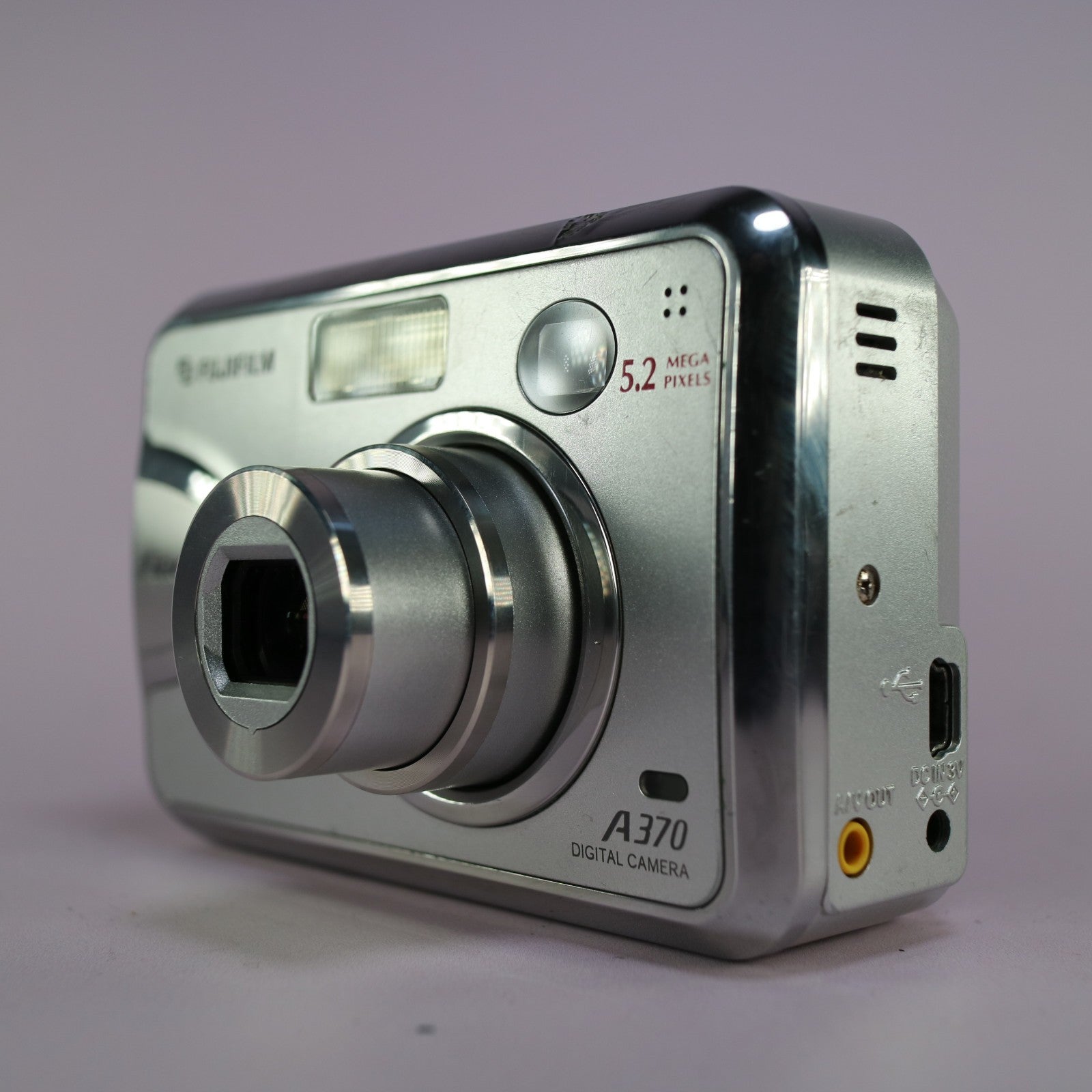 Fujifilm Digital Camera FinePix A370 5.2MP Silver Tested