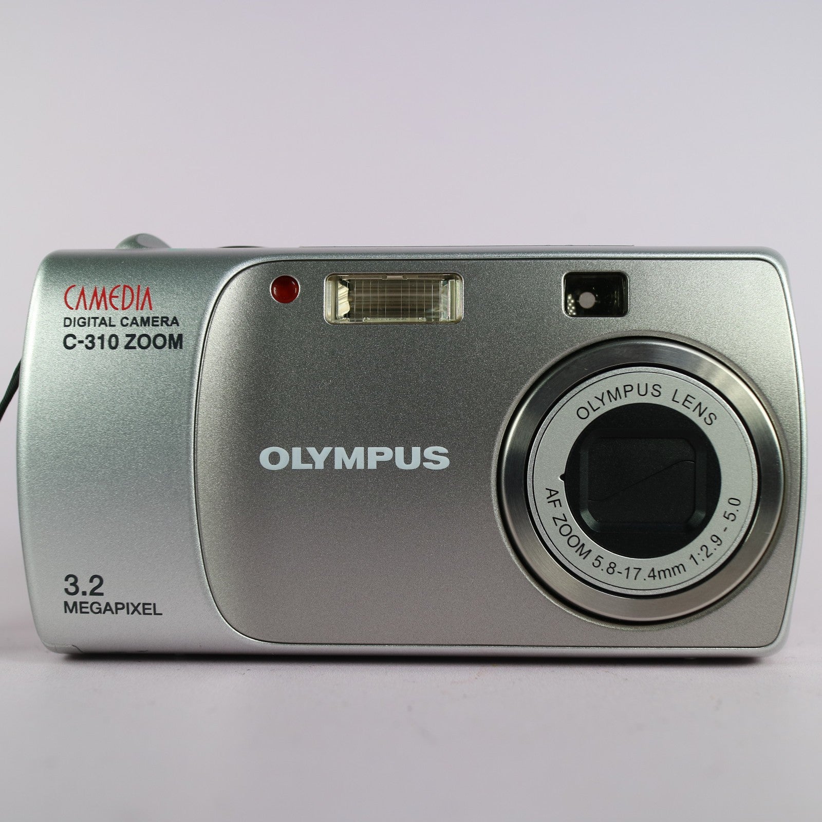 Olympus Digital Camera Camedia C-310 Zoom 3.2MP Silver Tested