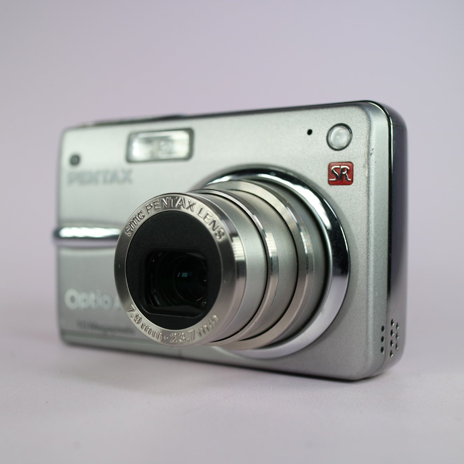 Pentax Digital Camera Optio A20 10.0MP Silver Tested Full Working Set